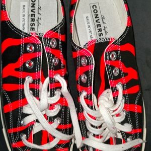 Coverse Chuck 70 XO Zebra print shoes